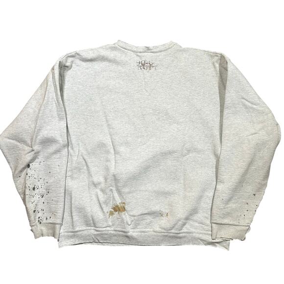Vintage 90s KUTT 99.5 Distressed Heavyweight Sweatshirt - Picture 5 of 5